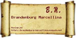 Brandenburg Marcellina névjegykártya